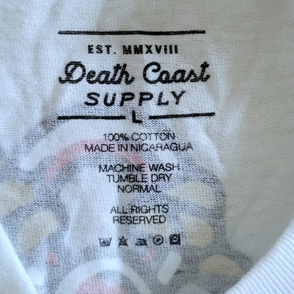 Death☠️ Coast Supply "Sink or Swim" Graphic Tee👕 - NWOT - Picture 5 of 13